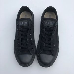Black Converse sneakers